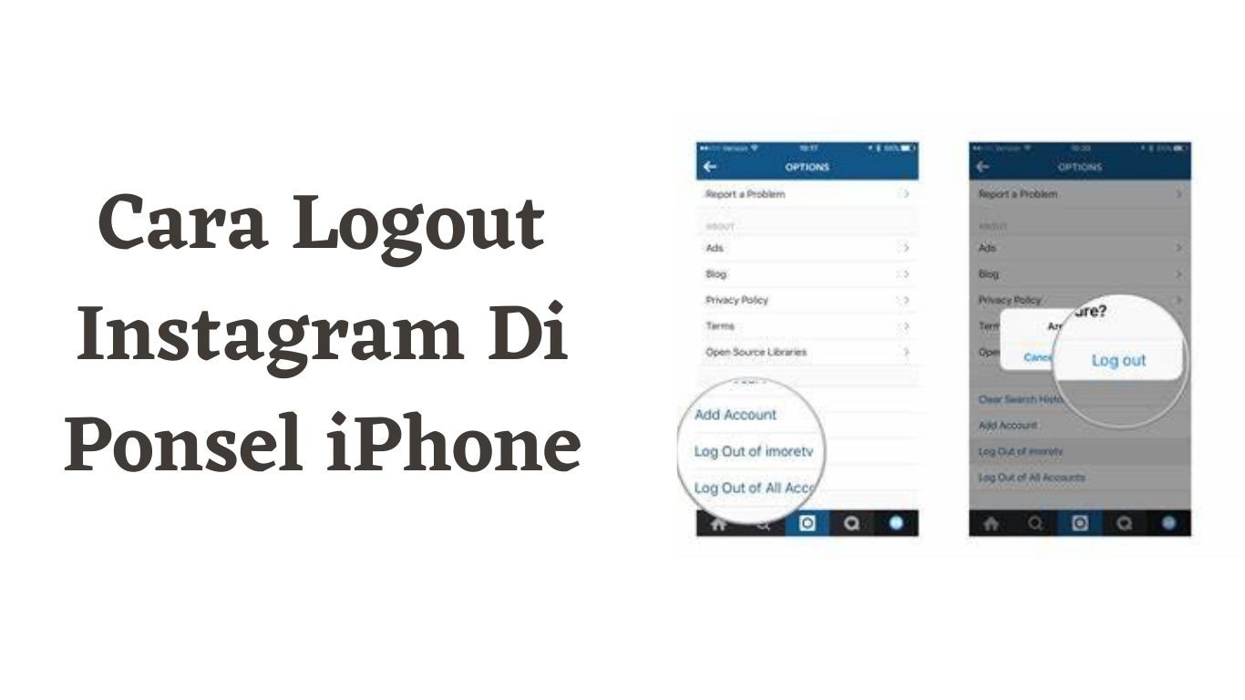 Cara Logout Instagram Di Ponsel iPhone