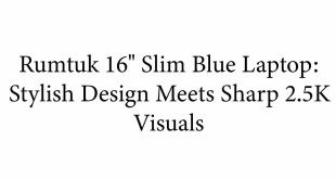 Rumtuk 16 Slim Blue Laptop