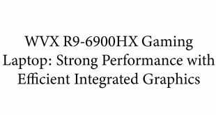 WVX R9-6900HX Gaming Laptop